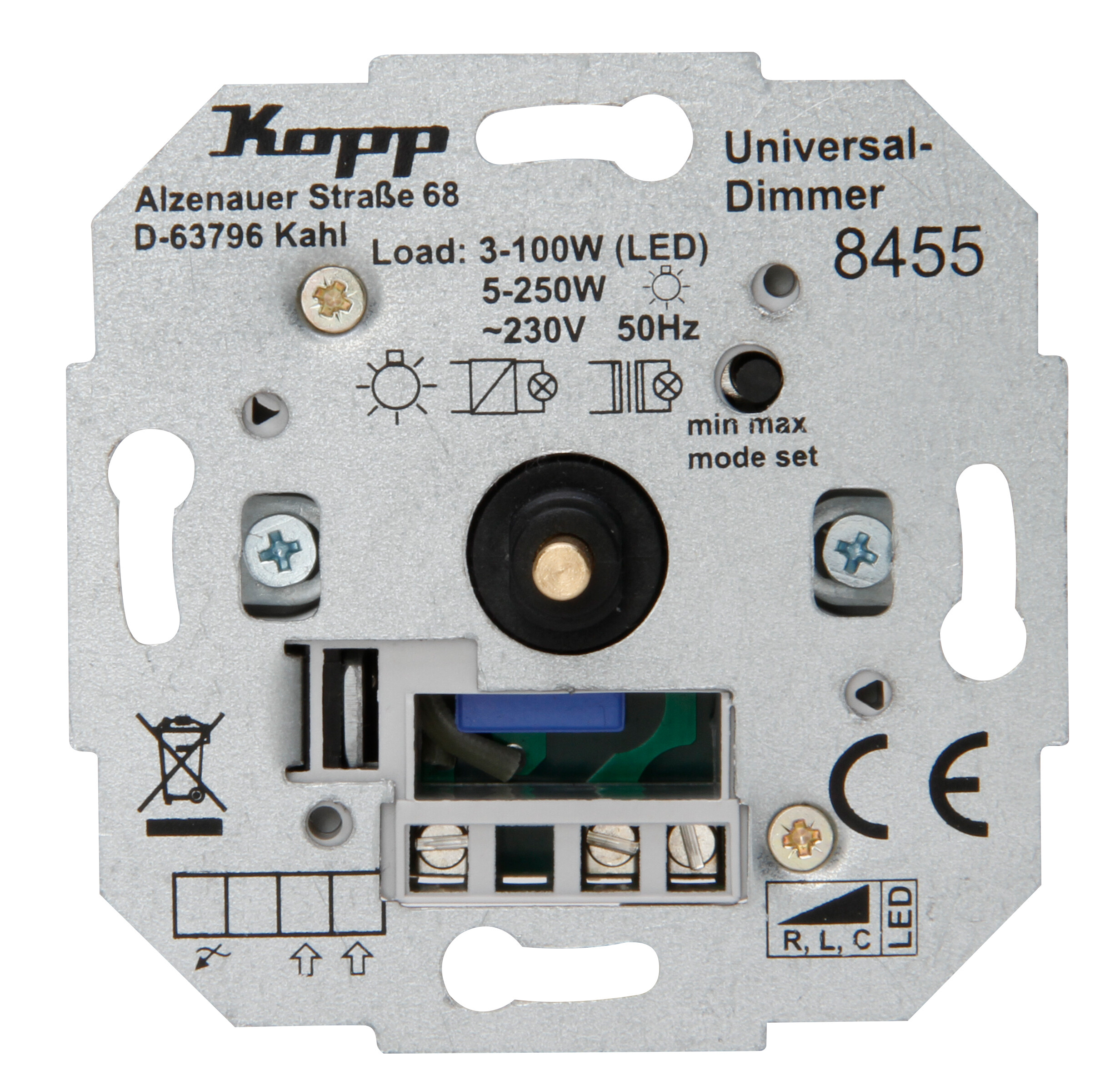 KOPP Dimmer Universal Sockel, RLC LED 3-100W 