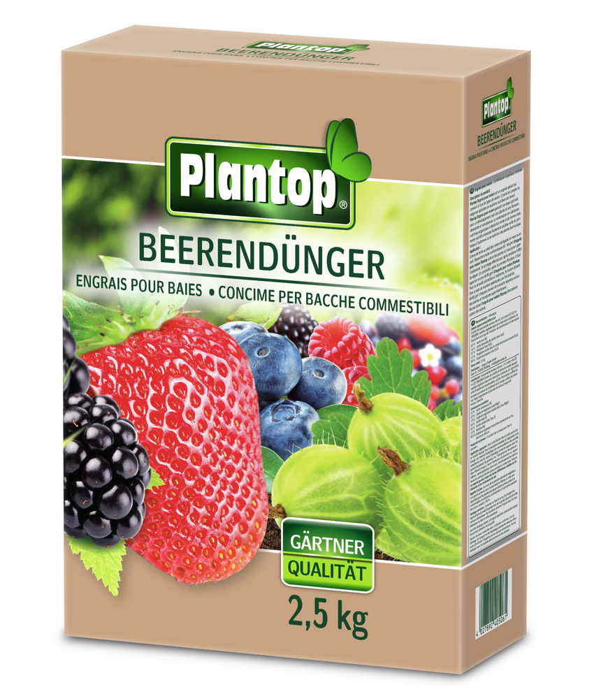 PLANTOP Beerendünger NPK 7+4+9 (+3), 2,5kg